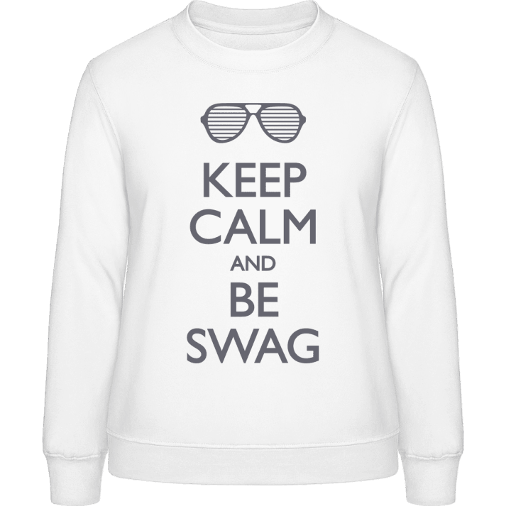 Keep Calm and be Swag Sweatshirt för kvinnor 0 image