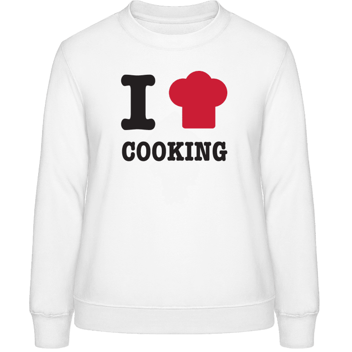 I Love Cooking Sweatshirt för kvinnor contain pic