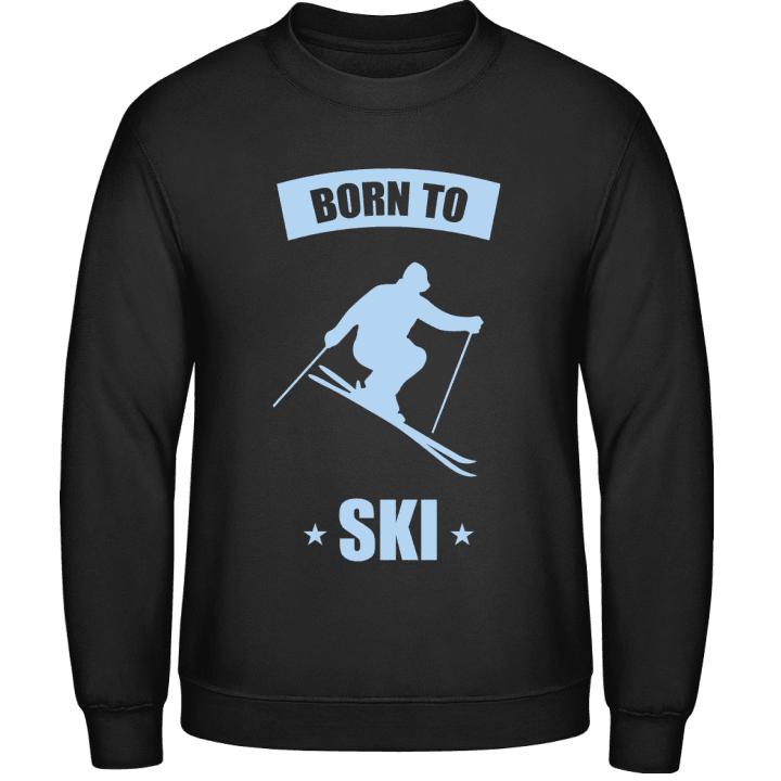 Born To Ski Felpa contain pic