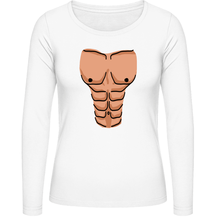 Sixpack Body Frauen Langarmshirt contain pic