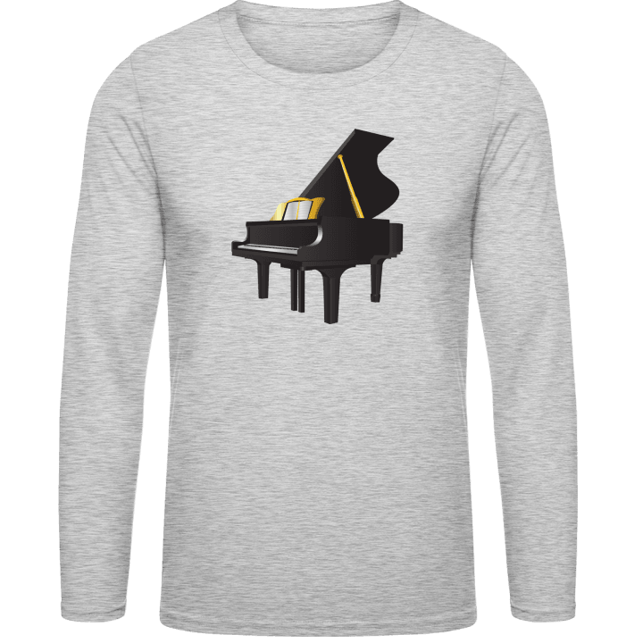 Piano Illustration T-shirt à manches longues contain pic