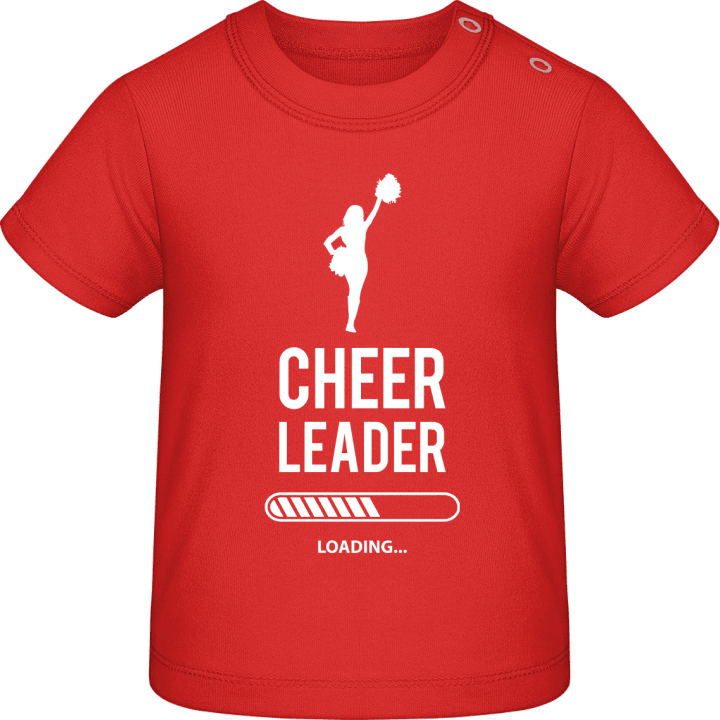 Cheerleader Loading Baby T-skjorte contain pic