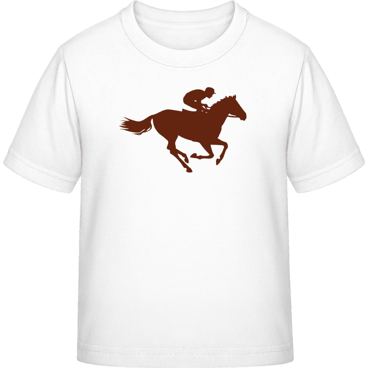 hästkapplöpning T-shirt för barn contain pic