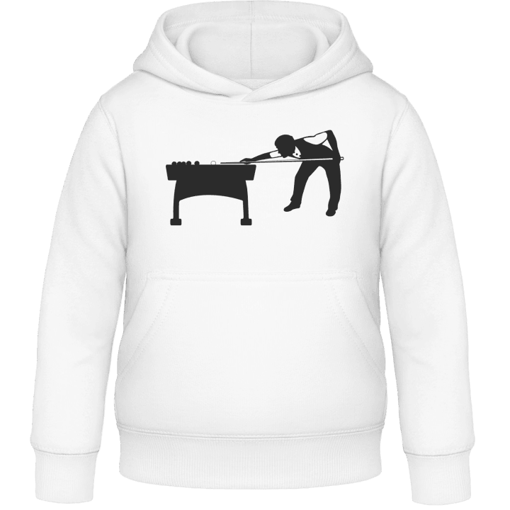 Billiards Player Silhouette Kids Hoodie contain pic