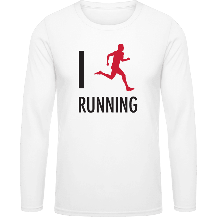 I Love Running Langarmshirt contain pic