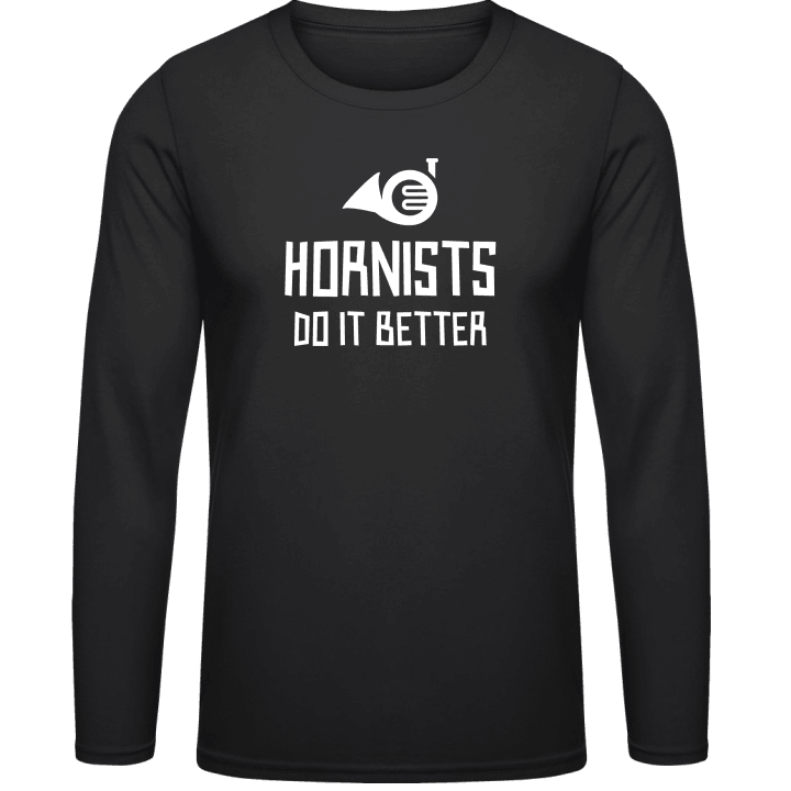 Hornists Do It Better Shirt met lange mouwen contain pic