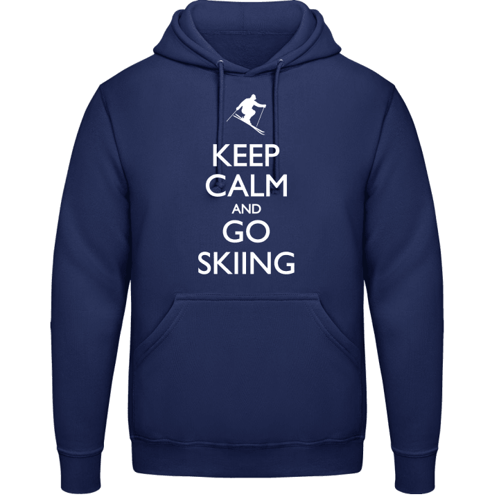 Keep Calm and go Skiing Hoodie contain pic