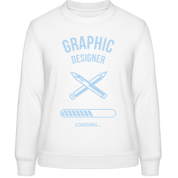Graphic Designer Loading Women Sweatshirt 0 image