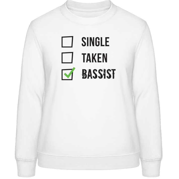 Single Taken Bassist Sweatshirt för kvinnor contain pic