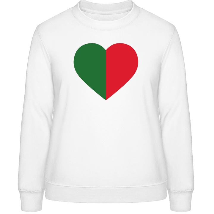 Portugal Heart Sweat-shirt pour femme contain pic