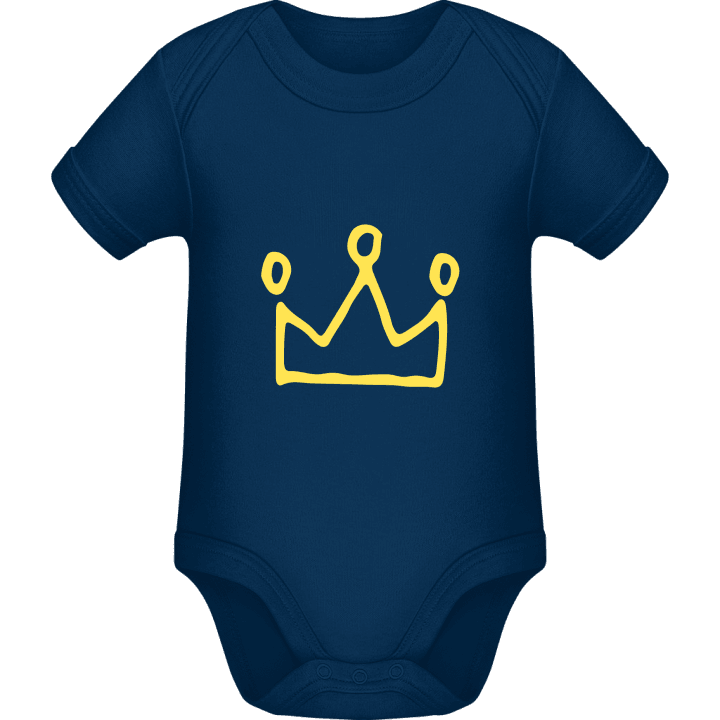 Crown Illustration Baby Romper 0 image