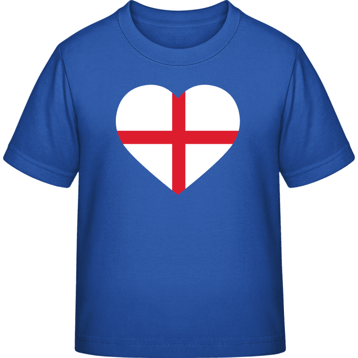 England Heart Flag T-shirt för barn contain pic