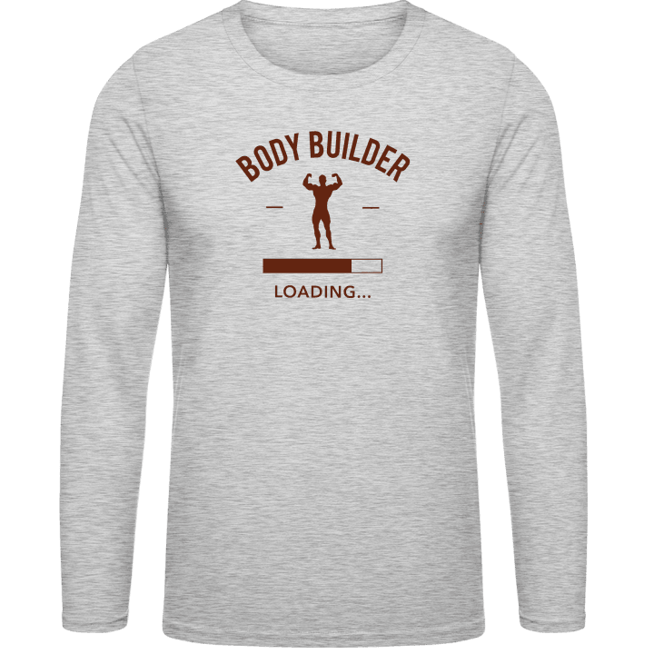 Body Builder Loading T-shirt à manches longues contain pic