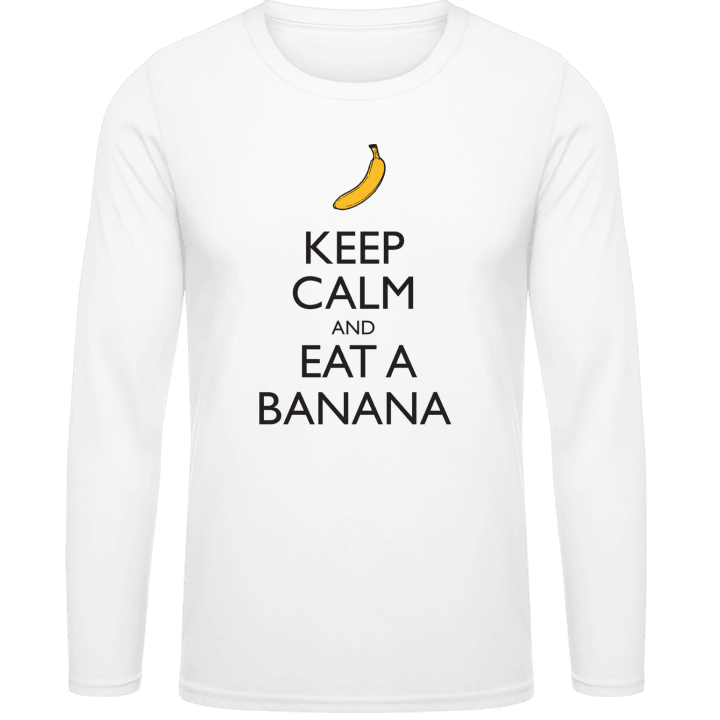 Keep Calm and Eat a Banana Shirt met lange mouwen contain pic