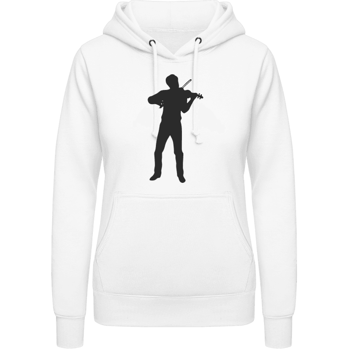 Violinist Silhouette Women Hoodie contain pic