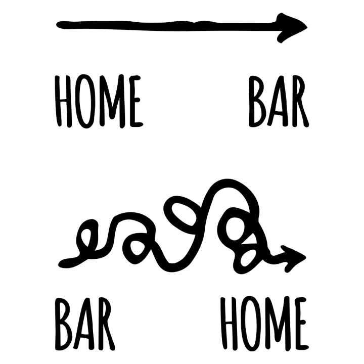 Home Bar Bar Home T-shirt til kvinder 0 image