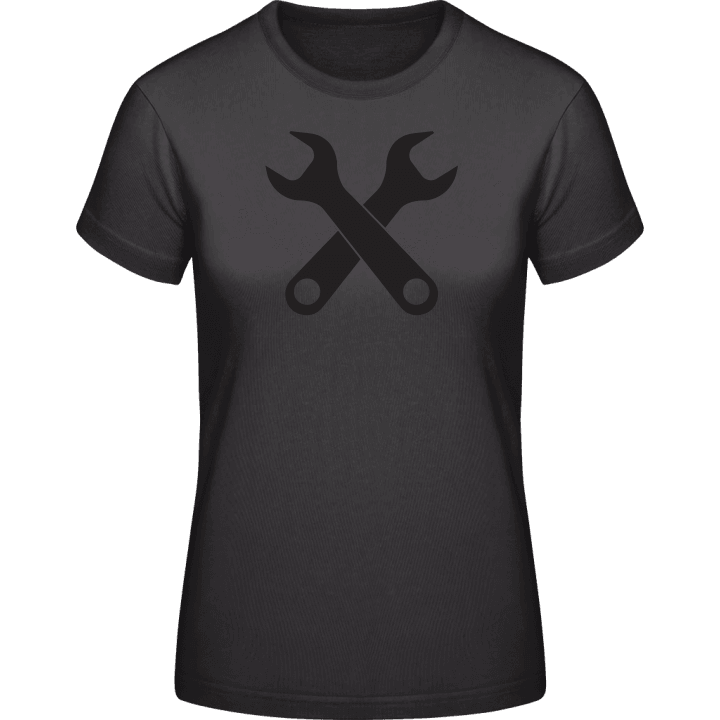 Crossed Spanners T-shirt för kvinnor contain pic