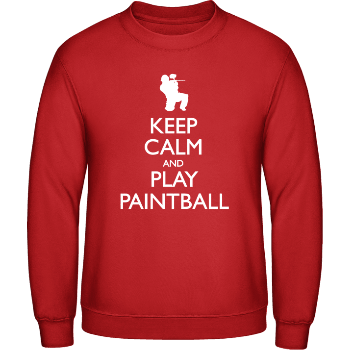 Keep Calm And Play Paintball Felpa contain pic