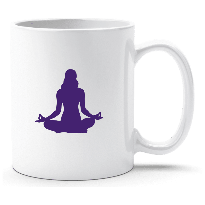 Yoga Female Silhouette Cup contain pic