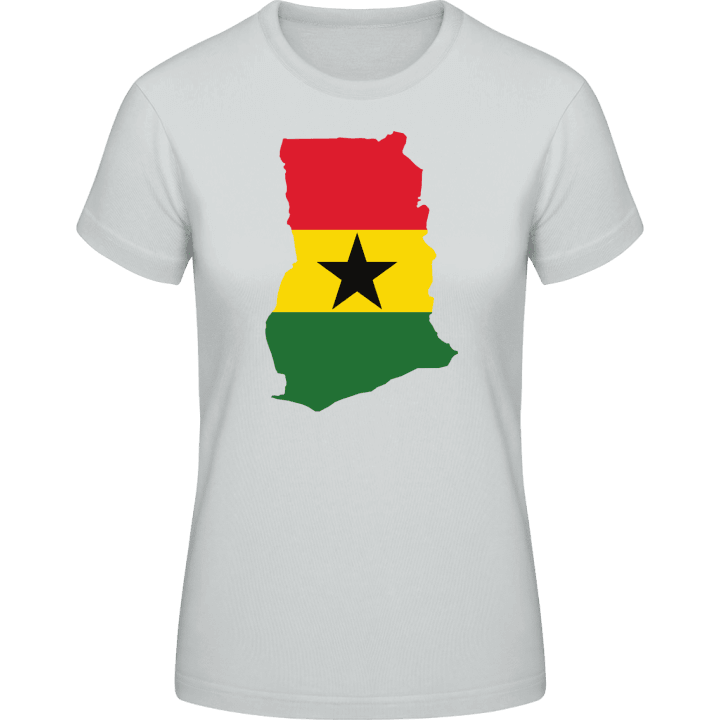 Ghana Map T-skjorte for kvinner contain pic