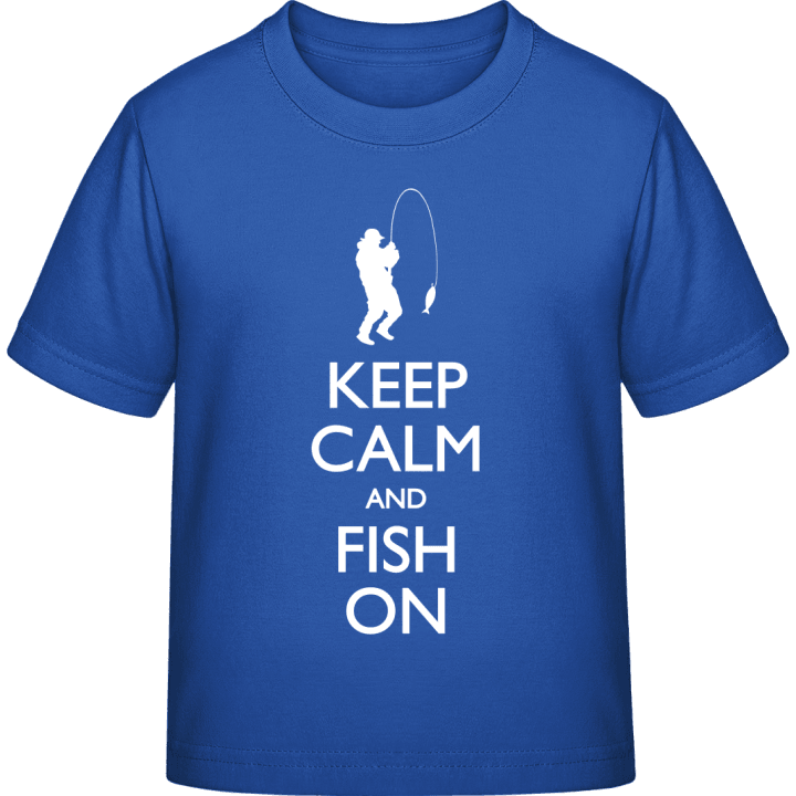Keep Calm And Fish On T-shirt för barn 0 image