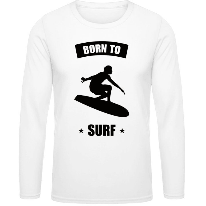 Born To Surf T-shirt à manches longues contain pic