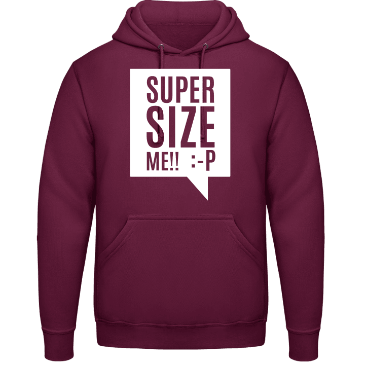 Super Size Me Sudadera con capucha contain pic