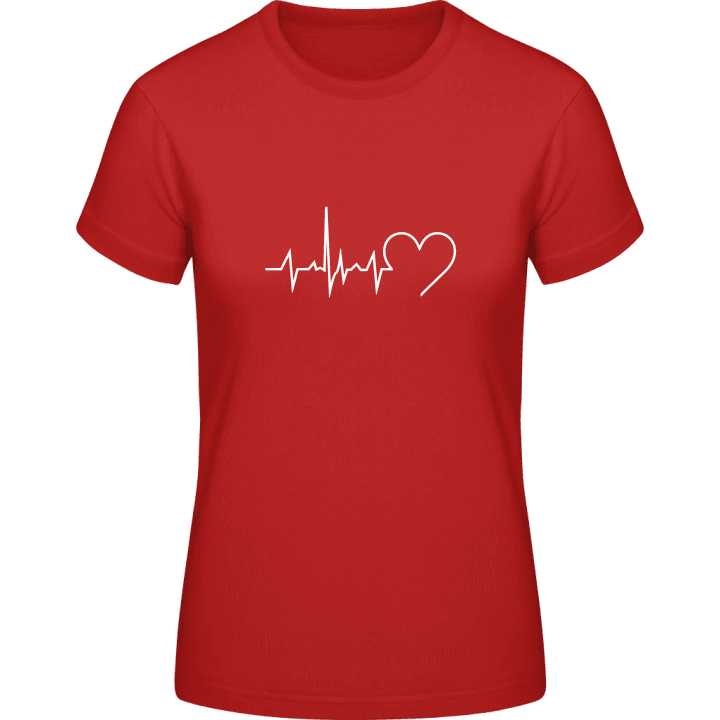 Heartbeat T-skjorte for kvinner contain pic