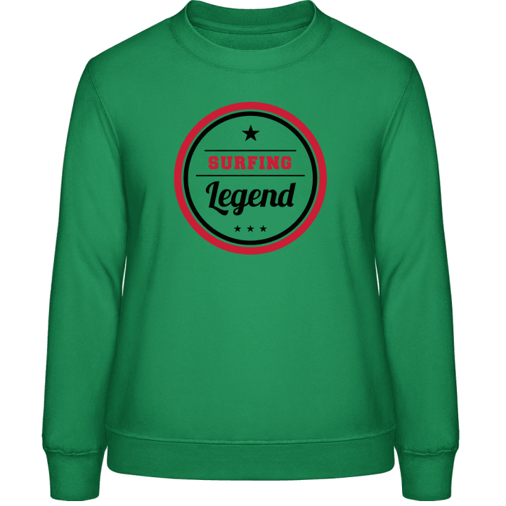 Surfing Legend Sweatshirt för kvinnor contain pic