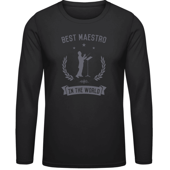 Best Maestro In The World Camicia a maniche lunghe contain pic