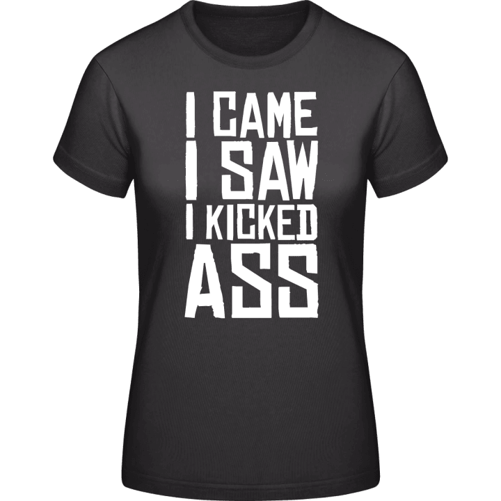 I Came I Saw I Kicked Ass T-shirt til kvinder 0 image