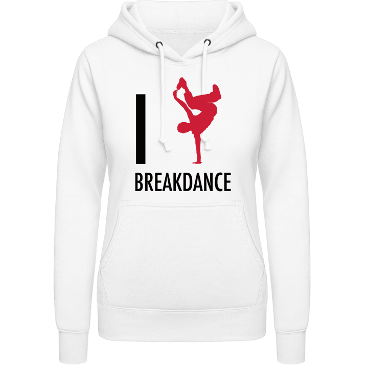 I Love Breakdance Felpa con cappuccio da donna contain pic