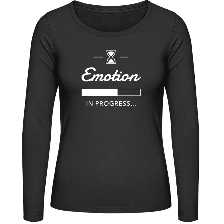 Emotion in Progress Vrouwen Lange Mouw Shirt contain pic