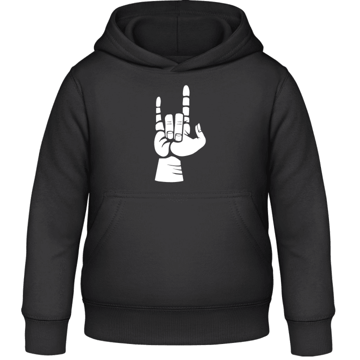 Rock And Roll Hand Sign Kids Hoodie 0 image