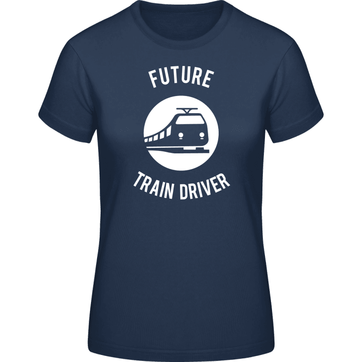 Future Train Driver Silhouette Frauen T-Shirt contain pic