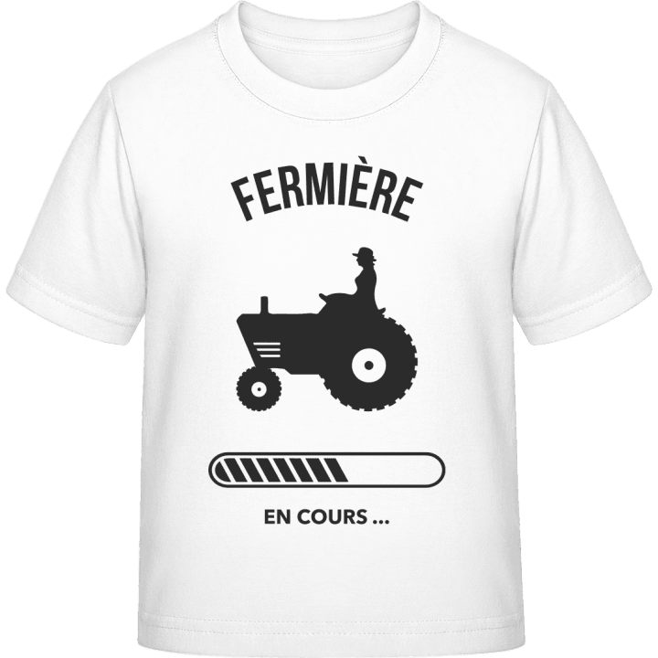 Fermière En Cours T-skjorte for barn contain pic