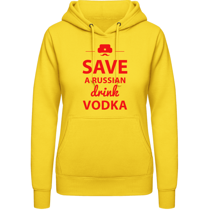 Save A Russian Drink Vodka Frauen Kapuzenpulli 0 image
