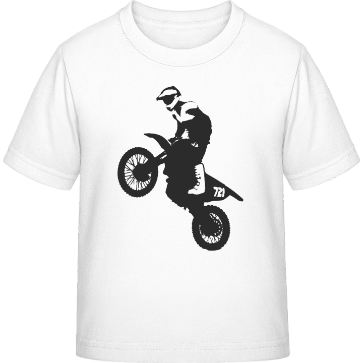 Motocross Illustration Kids T-shirt contain pic