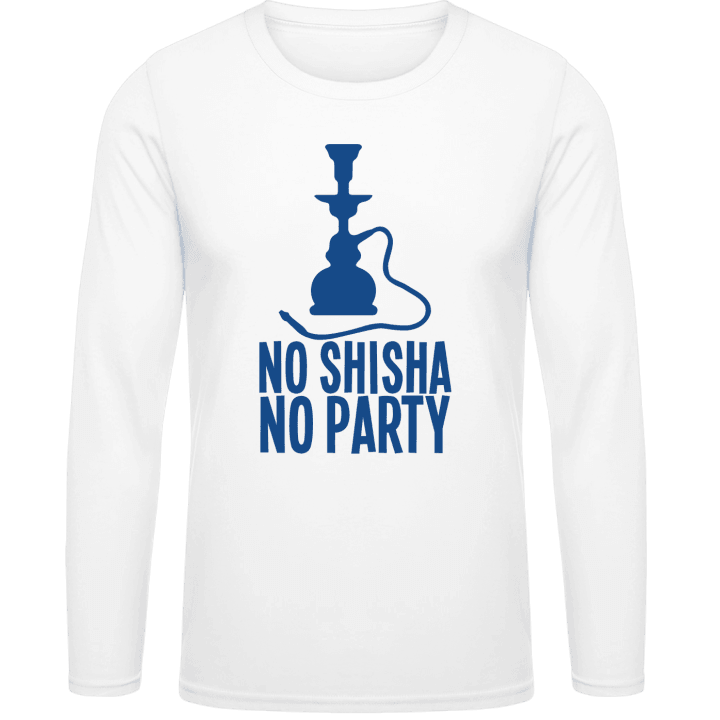 No Shisha No Party Camicia a maniche lunghe contain pic