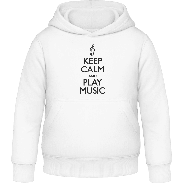 Keep Calm and Play Music Sweat à capuche pour enfants contain pic