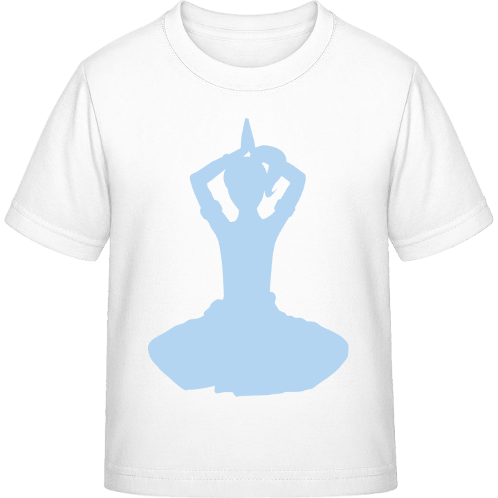 Meditating Yoga T-shirt pour enfants contain pic