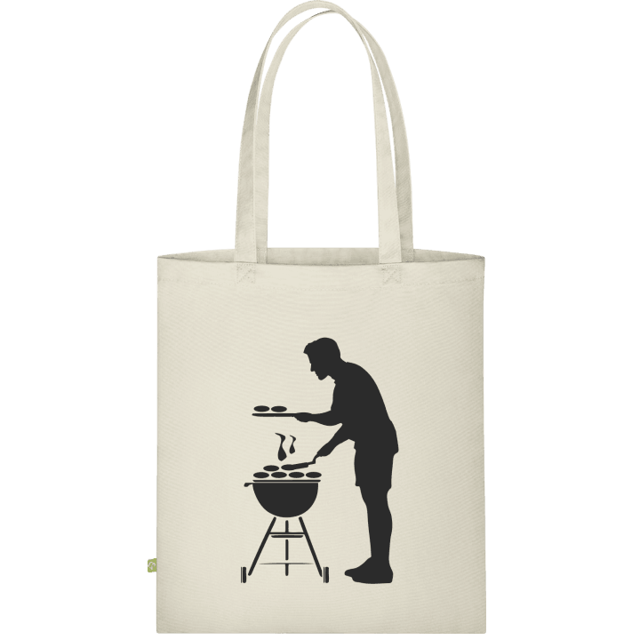 Griller Silhouette Stoffen tas contain pic