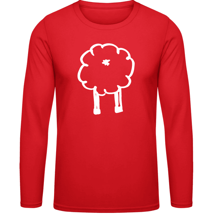 Sheep From Behind T-shirt à manches longues 0 image