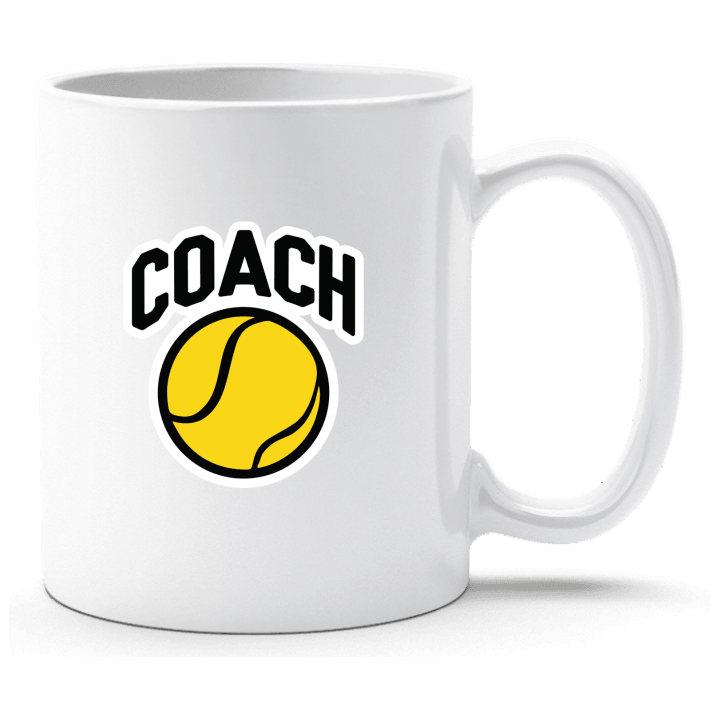 Tennis Coach Logo Cup contain pic