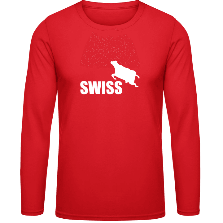 Swiss Cow Shirt met lange mouwen contain pic