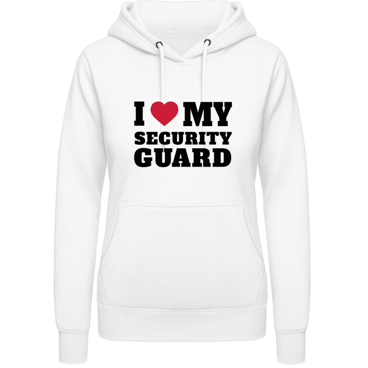 I Love My Security Guard Sudadera con capucha para mujer 0 image