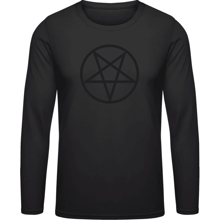 Inverted Pentagram T-shirt à manches longues contain pic