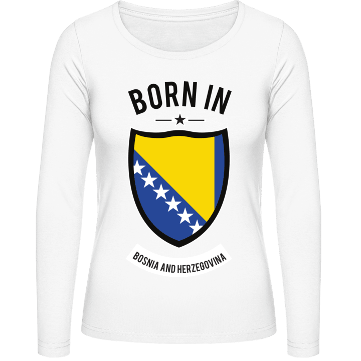 Born in Bosnia and Herzegovina Frauen Langarmshirt 0 image