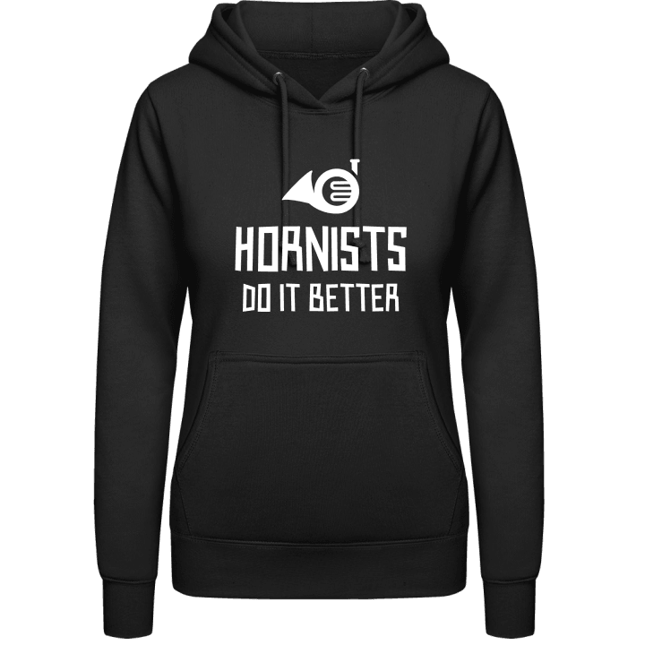 Hornists Do It Better Hoodie för kvinnor contain pic