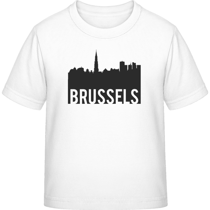 Brussels City Skyline T-shirt för barn contain pic